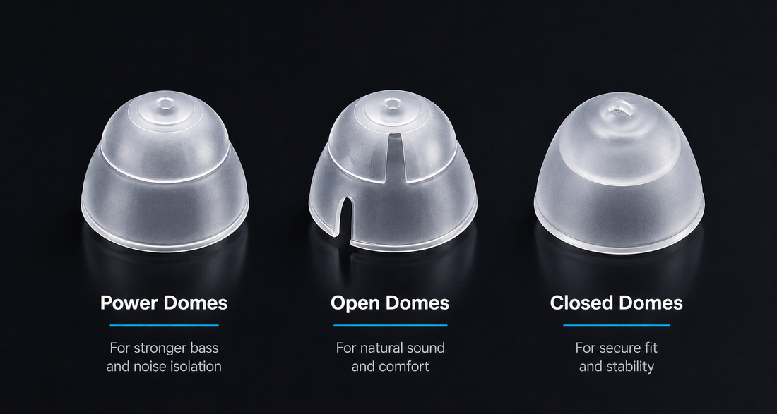 Hearing Aid Domes Explained: Open, Closed and Power Domes