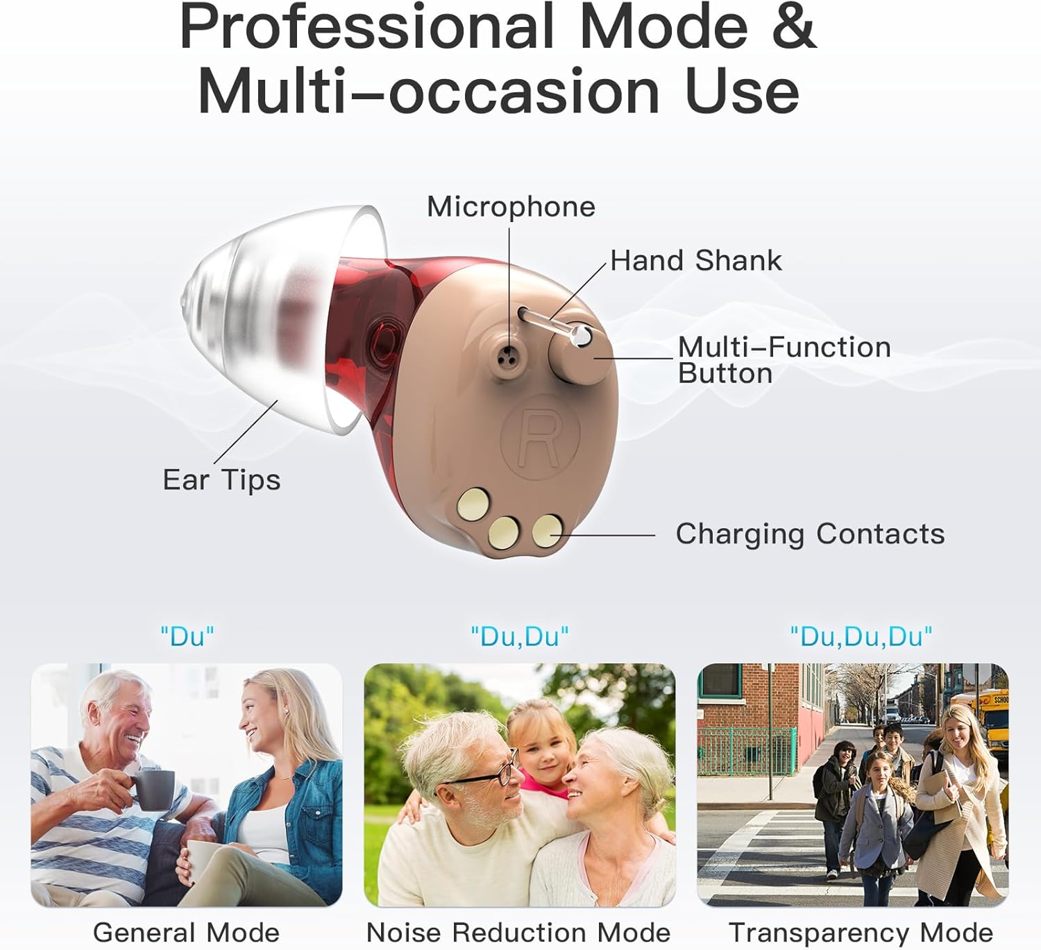 TM 6120 OTC Invisible CIC hearing aids